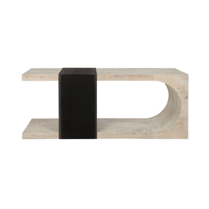 Aged Cream Reclaimed Oak Console Table Danica Console Table Collection