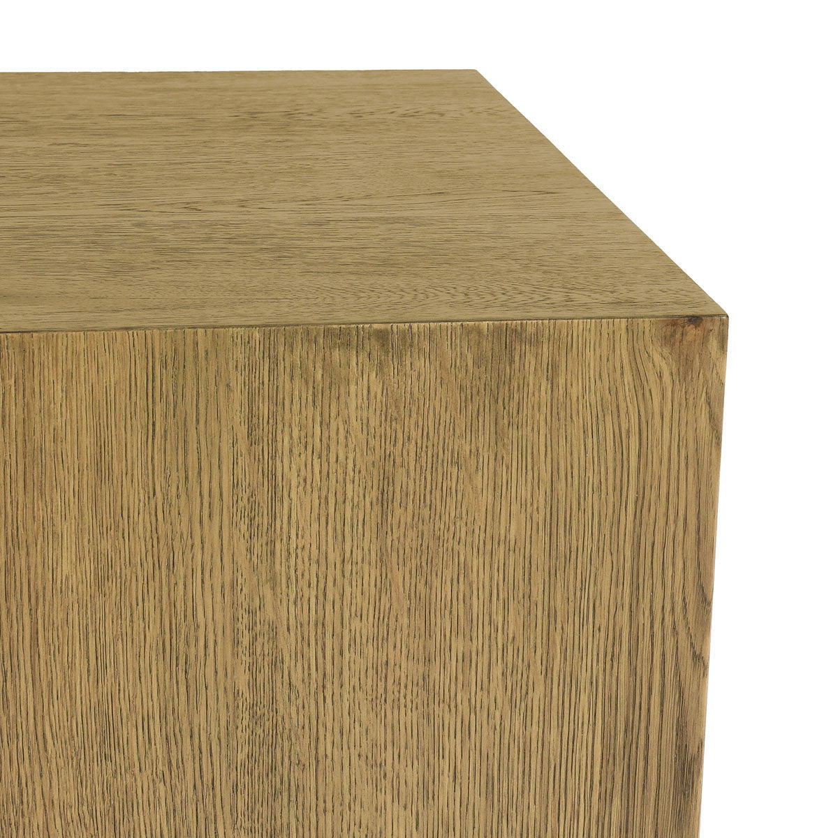 Light Brown Oak Veneer Accent & End Table Layne End Table Collection