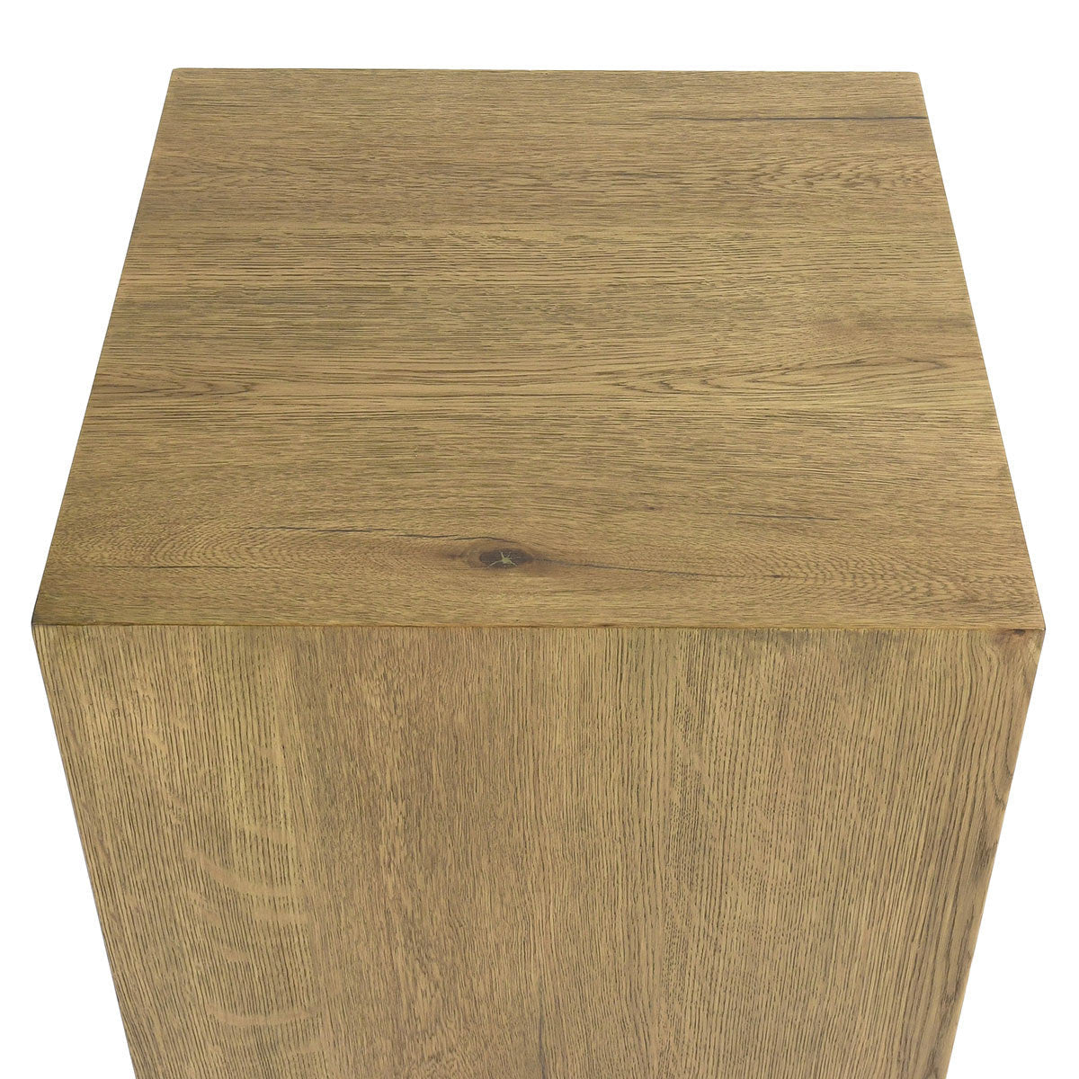 Light Brown Oak Veneer Accent & End Table Layne End Table Collection