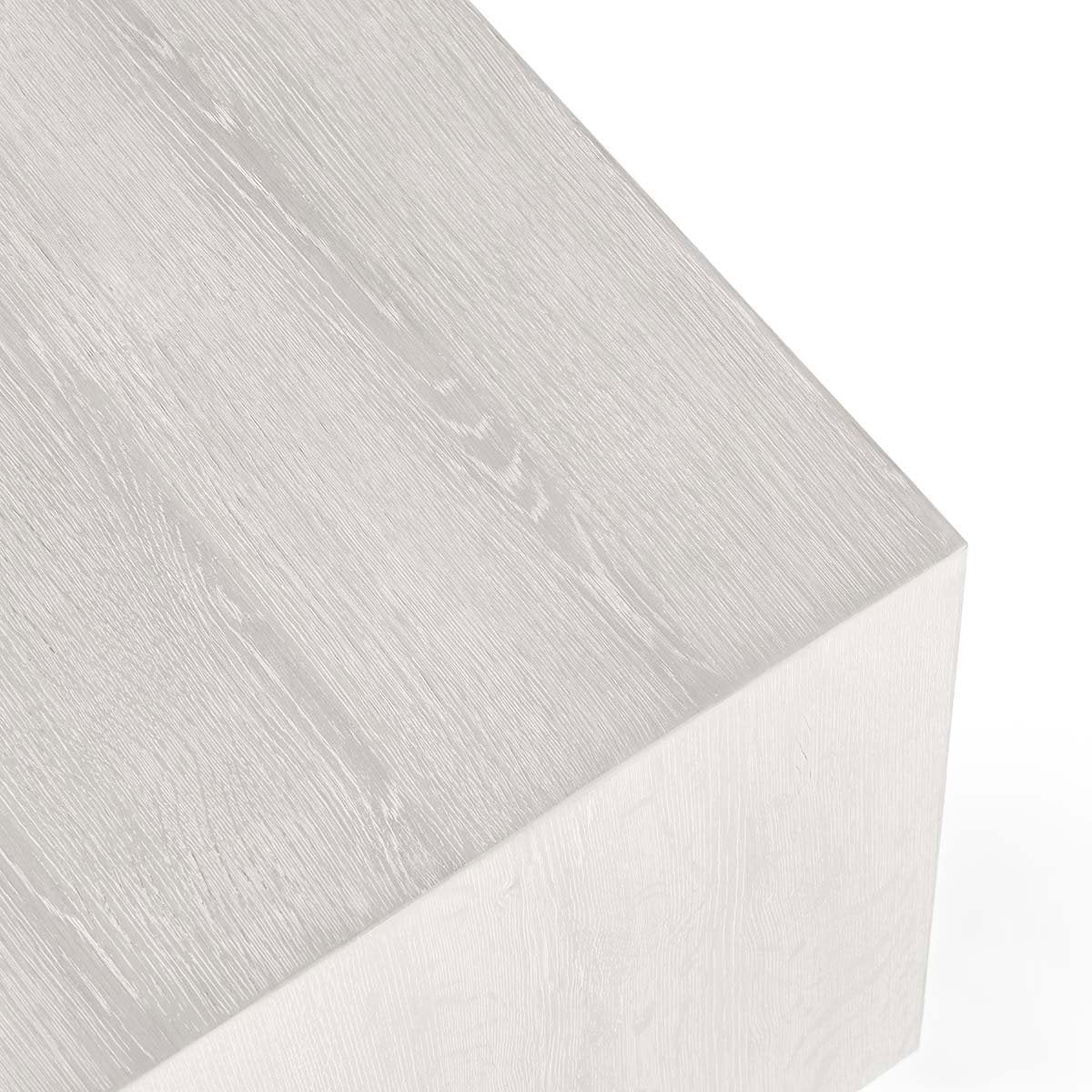 Milk White Oak Veneer Accent & End Table Layne End Table Collection