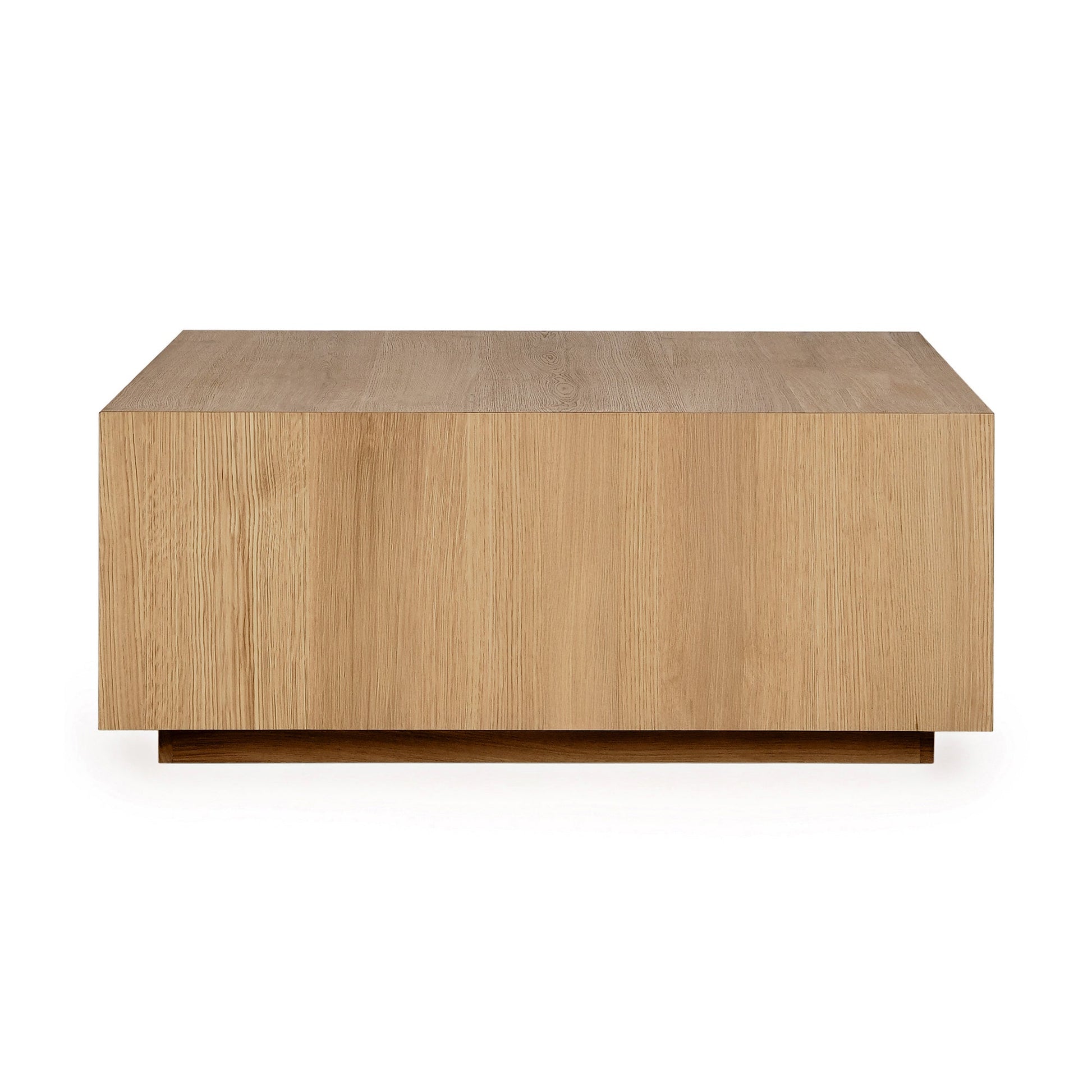 True Natural Oak Veneer Coffee Table Layne Coffee Table with Casters Collection