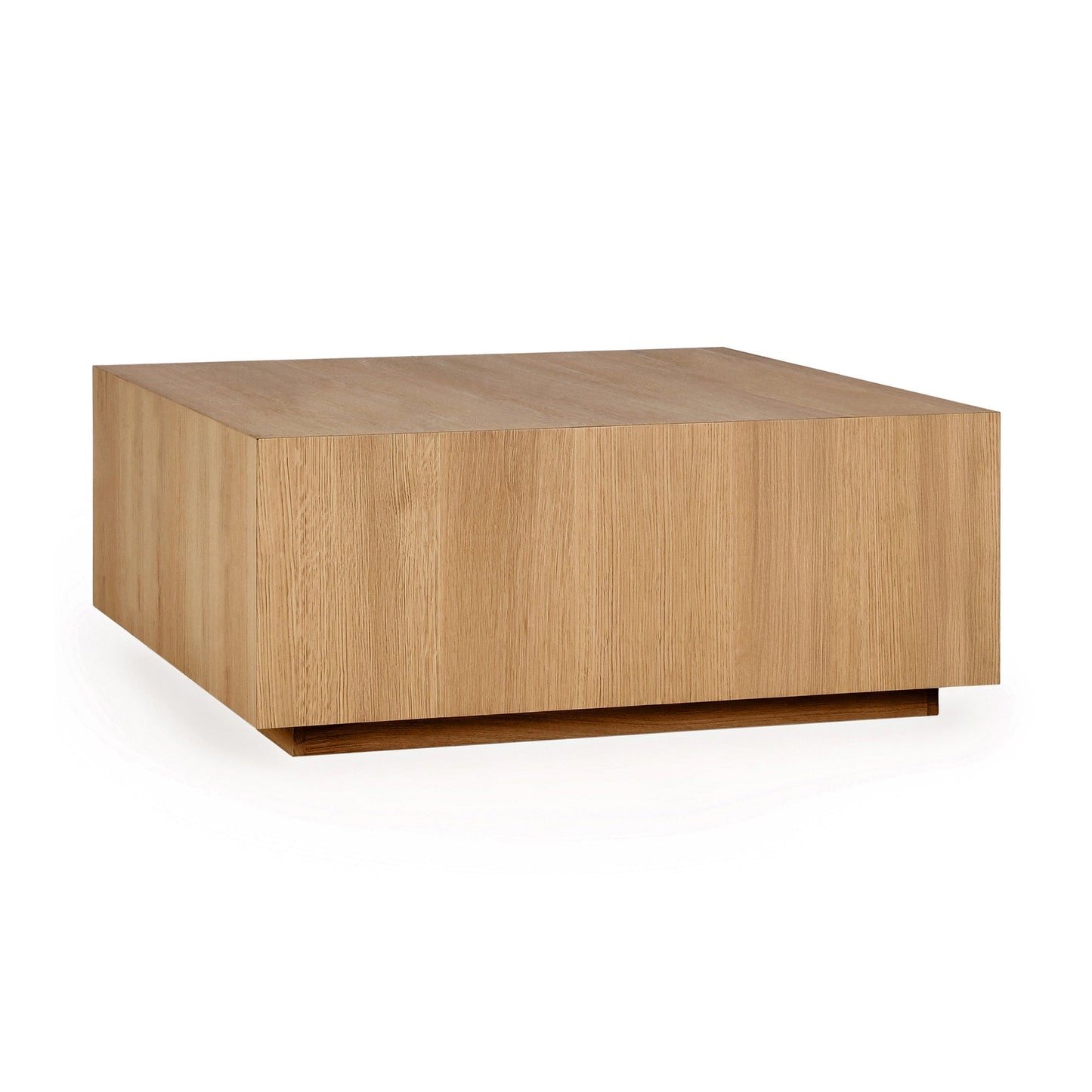 True Natural Oak Veneer Coffee Table Layne Coffee Table with Casters Collection