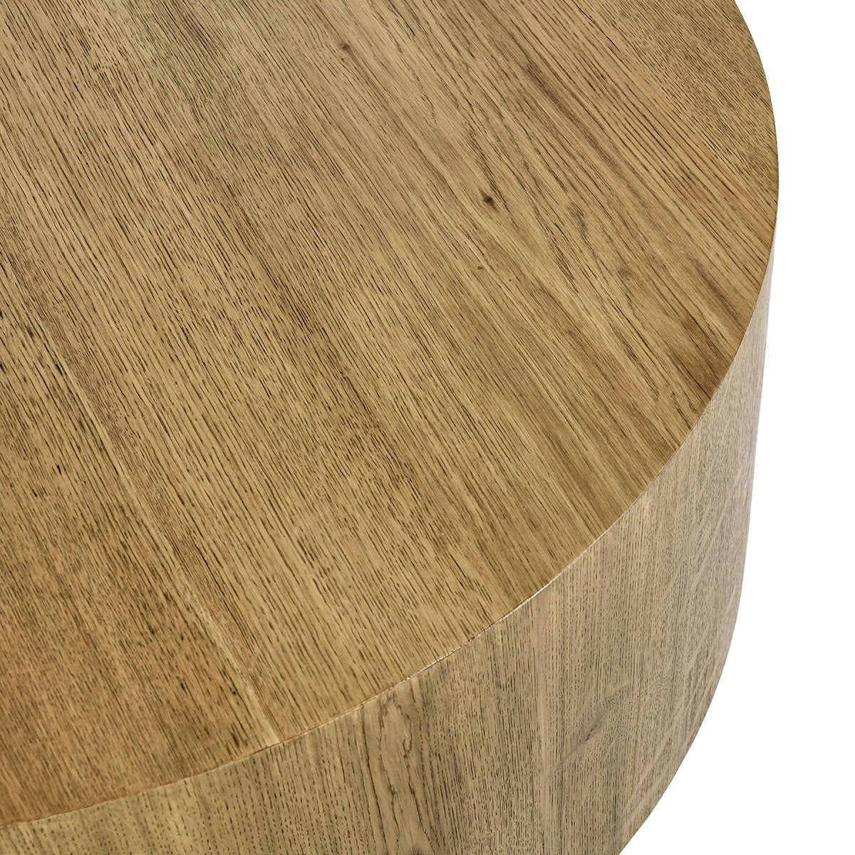 Light Brown Oak Veneer Coffee Table Layne Coffee Table with Casters Collection