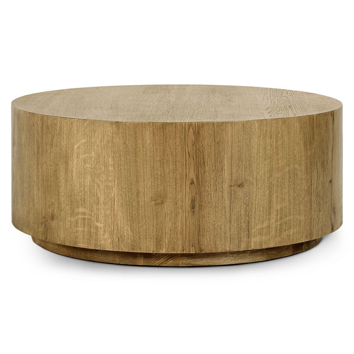 Light Brown Oak Veneer Coffee Table Layne Coffee Table with Casters Collection
