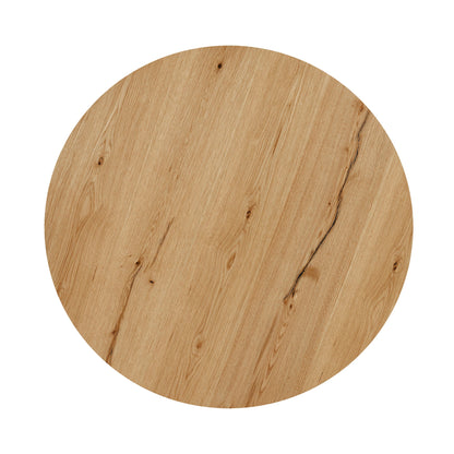 True Natural Oak Veneer Coffee Table Layne Coffee Table with Casters Collection