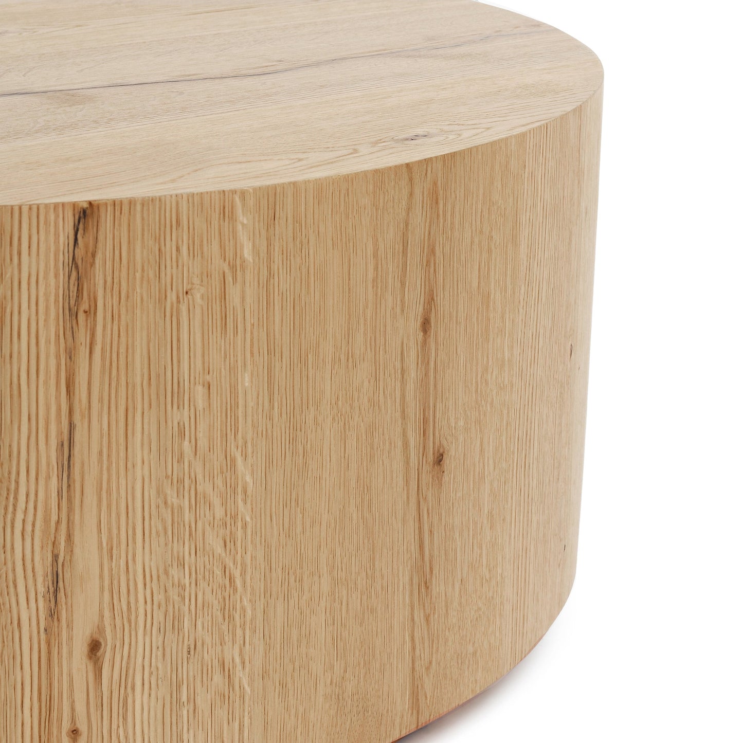 True Natural Oak Veneer Coffee Table Layne Coffee Table with Casters Collection