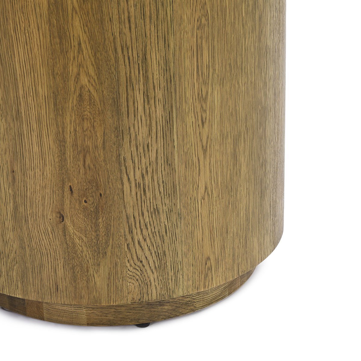 Light Brown Oak Veneer Accent & End Table Layne End Table Collection