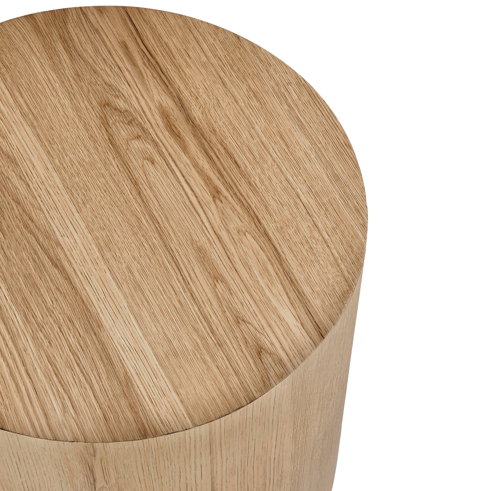 True Natural Oak Veneer Accent & End Table Layne End Table Collection