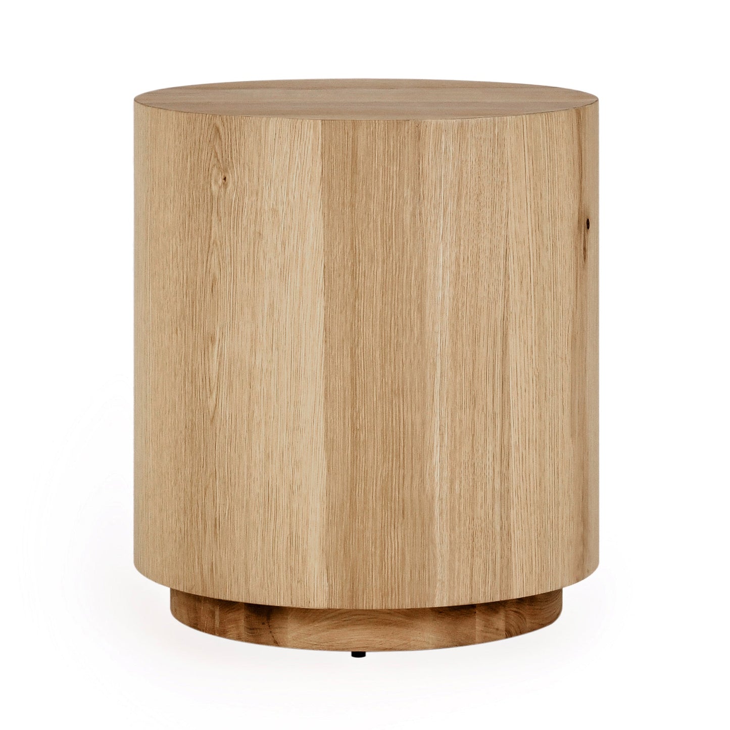 True Natural Oak Veneer Accent & End Table Layne End Table Collection