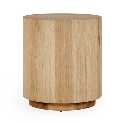 True Natural Oak Veneer Accent & End Table Layne End Table Collection