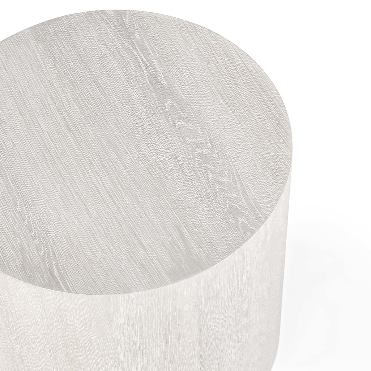 Milk White Oak Veneer Accent & End Table Layne End Table Collection