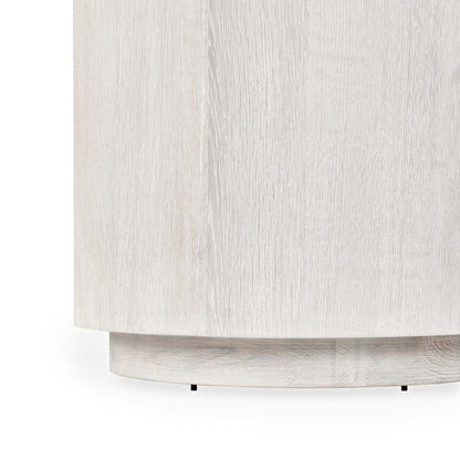 Milk White Oak Veneer Accent & End Table Layne End Table Collection