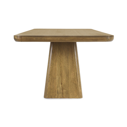 Light Brown Oak Veneer Dining Table Orlando Dining Table Collection