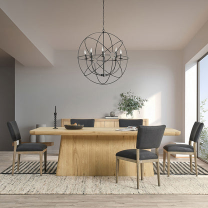 True Natural Oak Veneer Dining Table Orlando Dining Table Collection