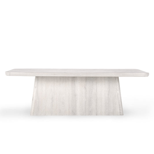 Milk White Oak Veneer Dining Table Orlando Dining Table Collection
