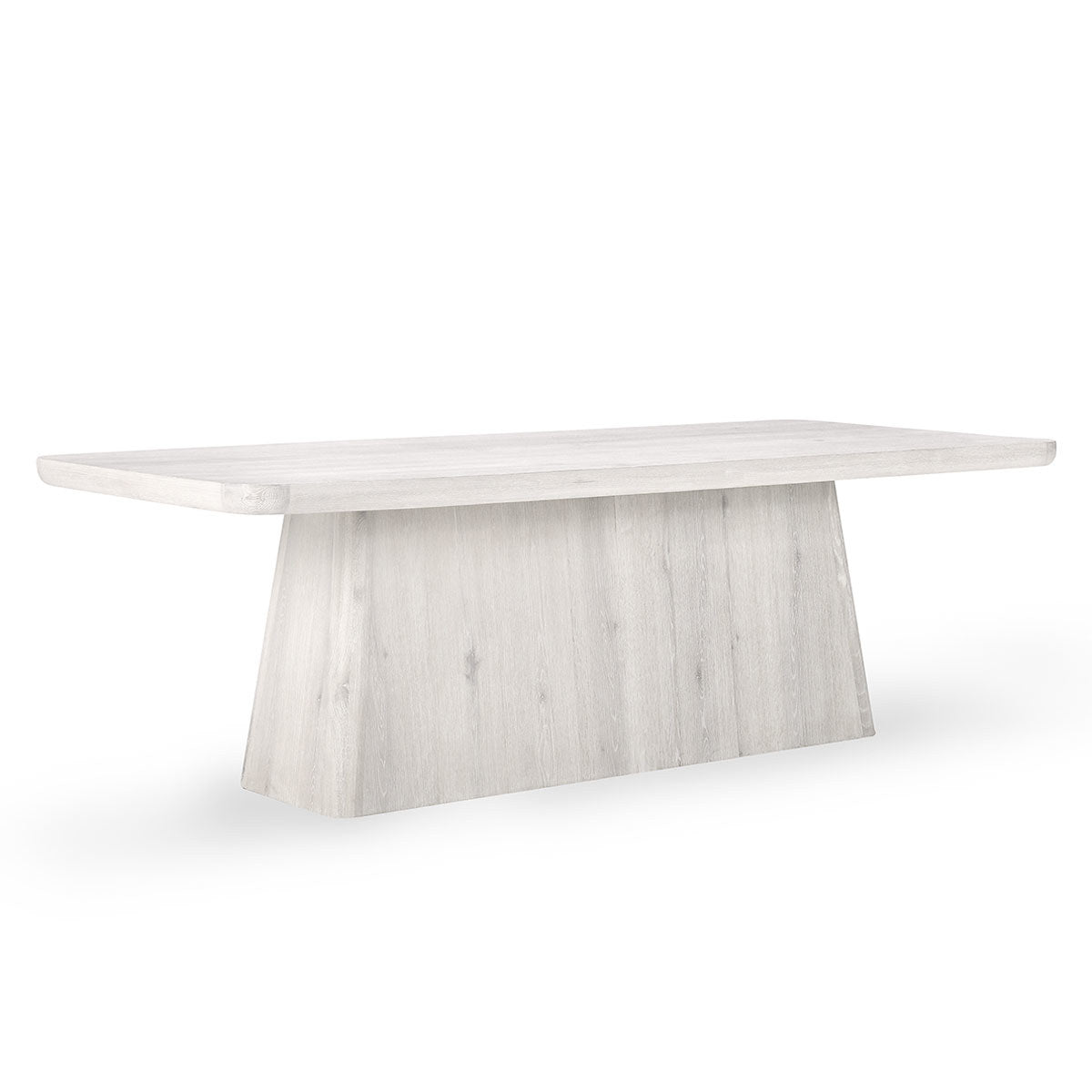 Milk White Oak Veneer Dining Table Orlando Dining Table Collection