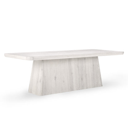 Milk White Oak Veneer Dining Table Orlando Dining Table Collection
