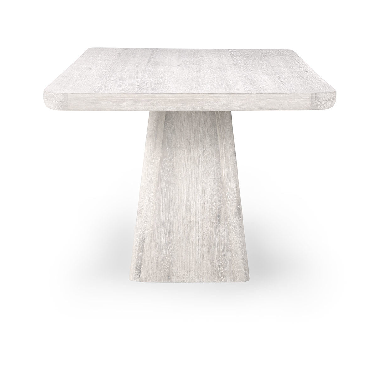 Milk White Oak Veneer Dining Table Orlando Dining Table Collection