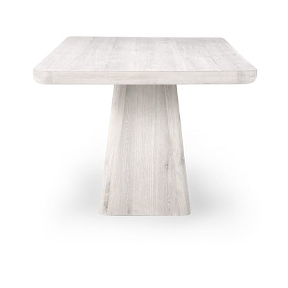 Milk White Oak Veneer Dining Table Orlando Dining Table Collection