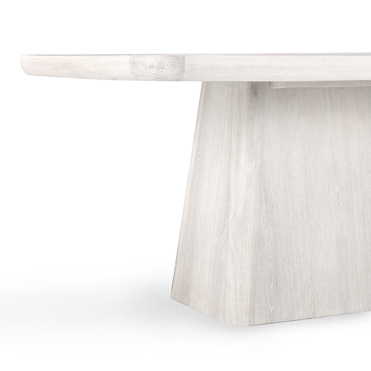 Milk White Oak Veneer Dining Table Orlando Dining Table Collection