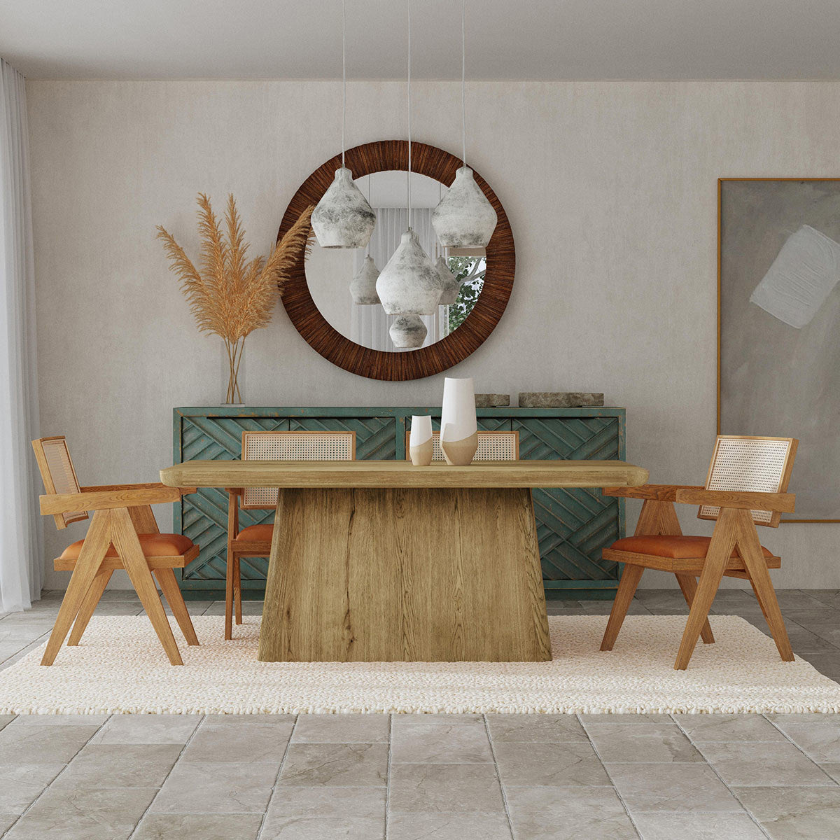 Light Brown Oak Veneer Dining Table Orlando Dining Table Collection