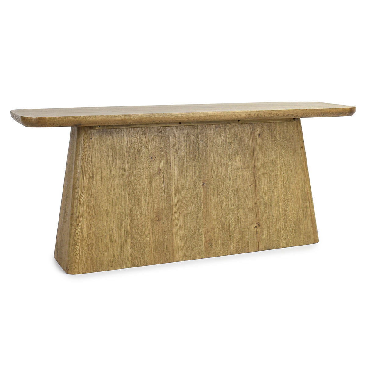 Light Brown Oak Veneer Console Table Orlando Console Table Collection