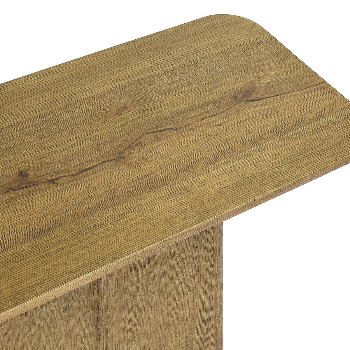 Light Brown Oak Veneer Console Table Orlando Console Table Collection