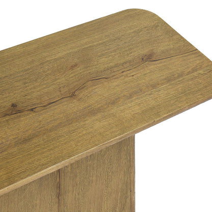 Light Brown Oak Veneer Console Table Orlando Console Table Collection