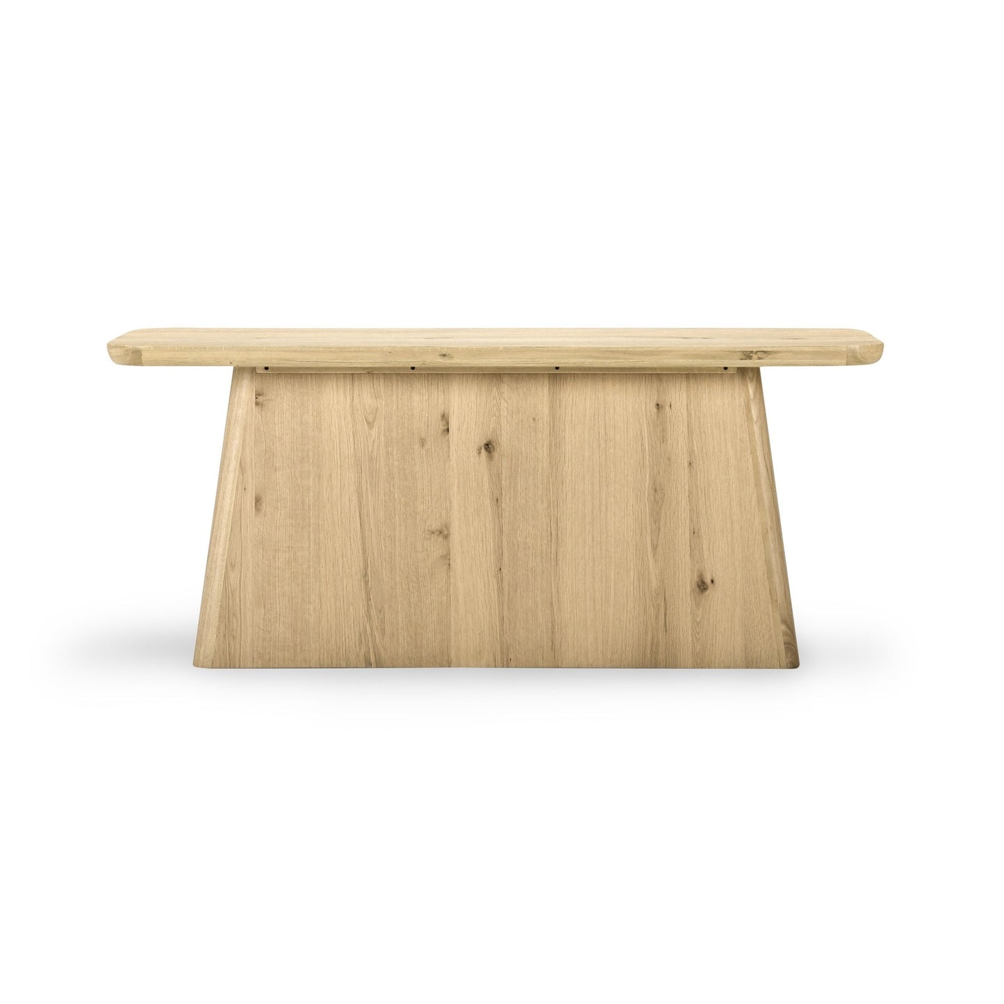 True Natural Oak Veneer Console Table Orlando Console Table Collection