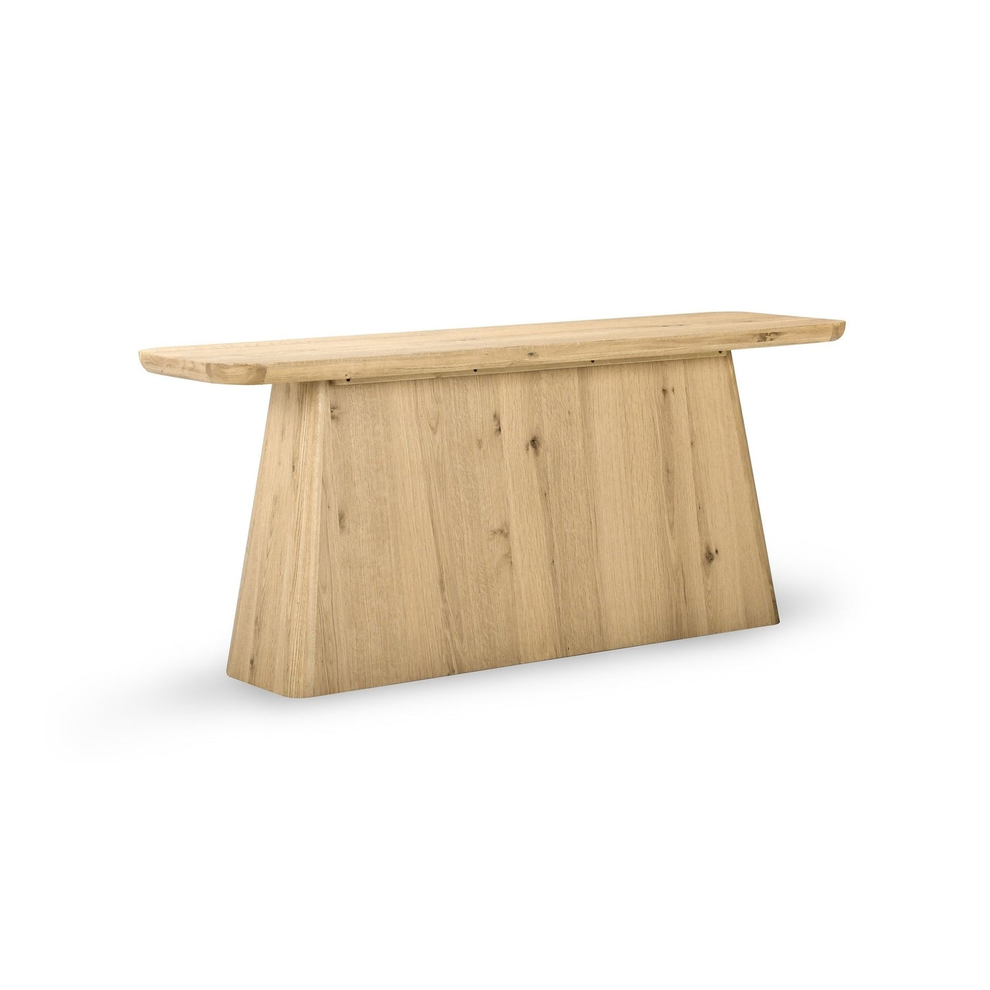 True Natural Oak Veneer Console Table Orlando Console Table Collection