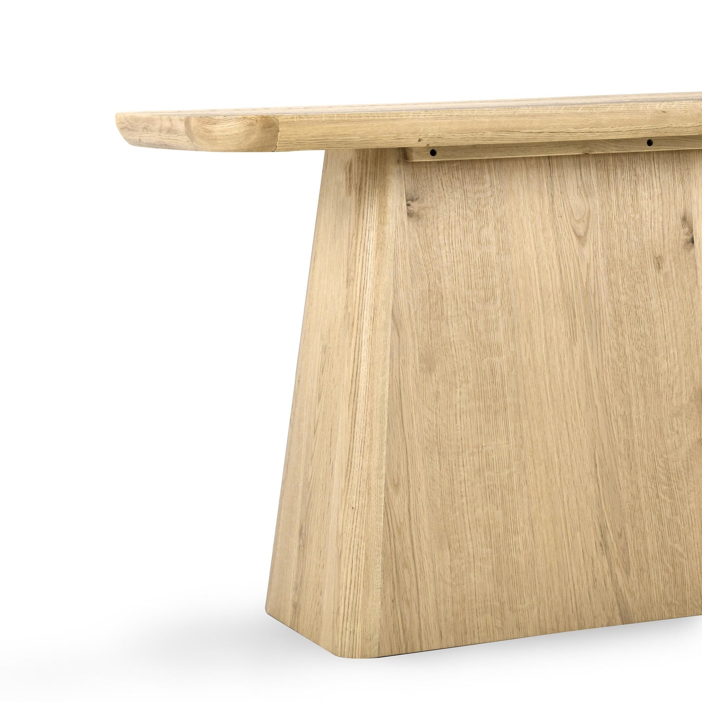 True Natural Oak Veneer Console Table Orlando Console Table Collection