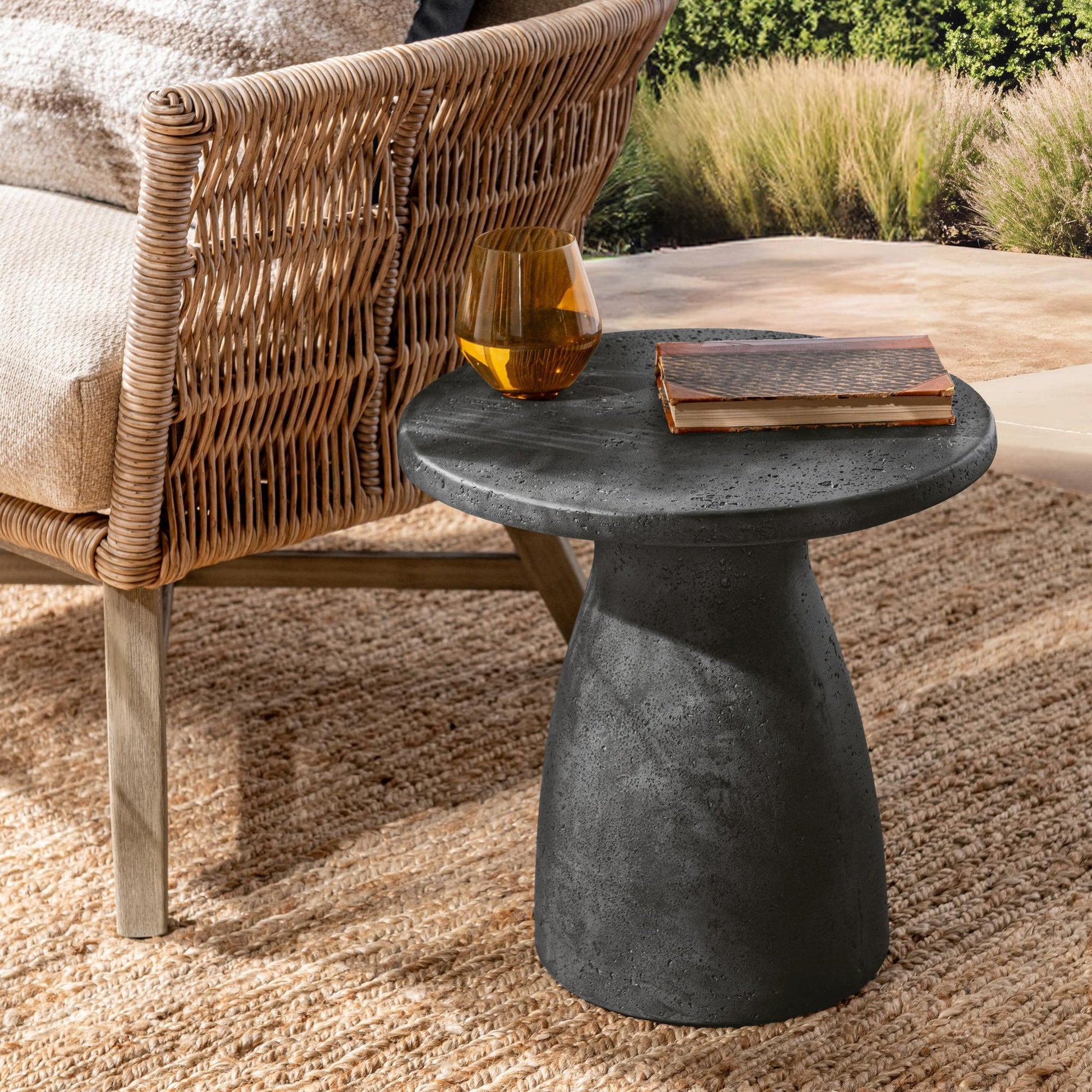 Dark Gray Outdoor Accent & End Table Collins Outdoor Accent Table Collection