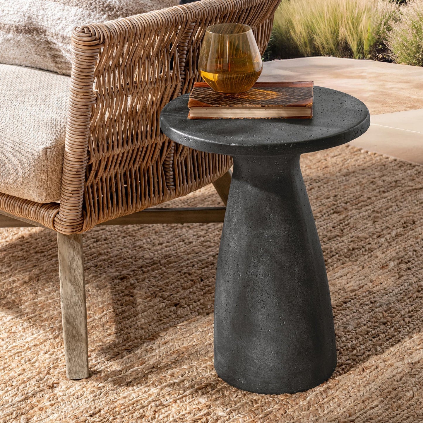 Dark Gray Outdoor Accent & End Table Collins Outdoor Accent Table Collection