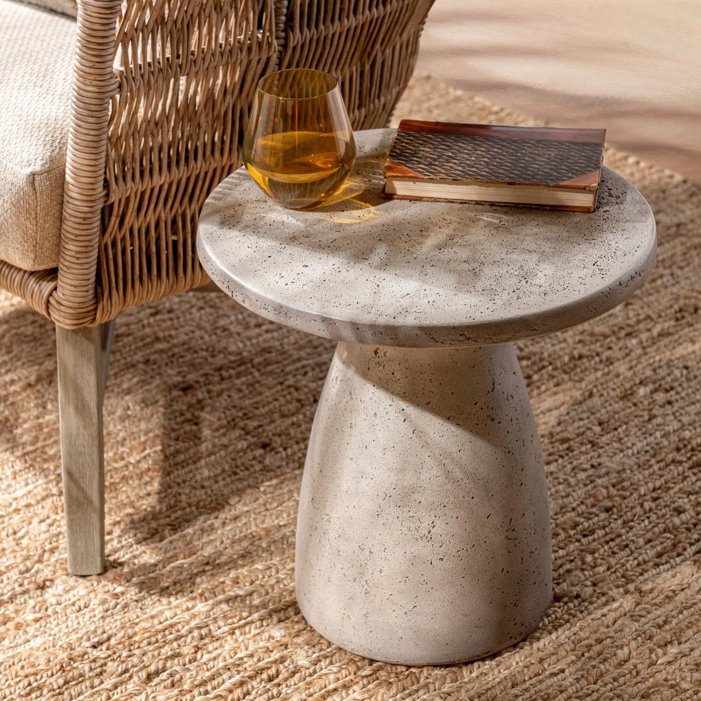 Light Gray Outdoor Accent & End Table Collins Outdoor Accent Table Collection
