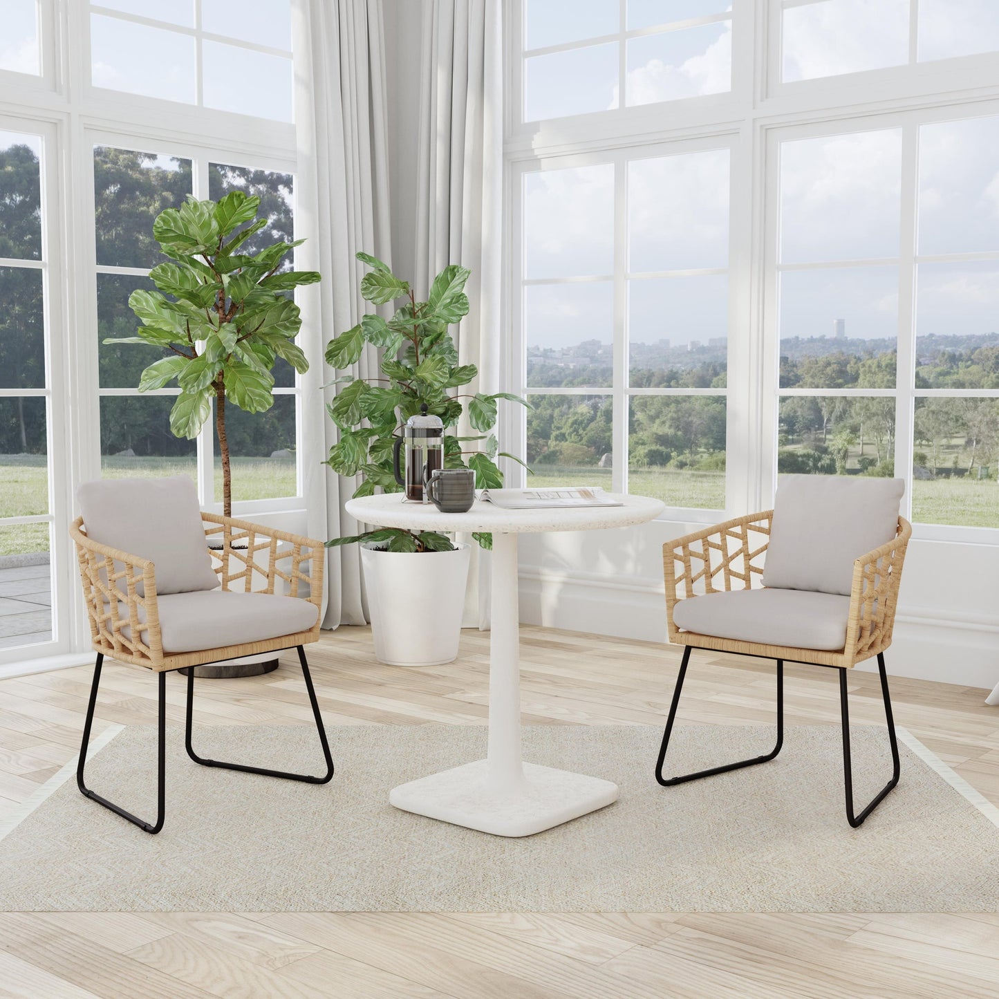 White Outdoor Dining Table Paulina Outdoor Bistro Table Collection