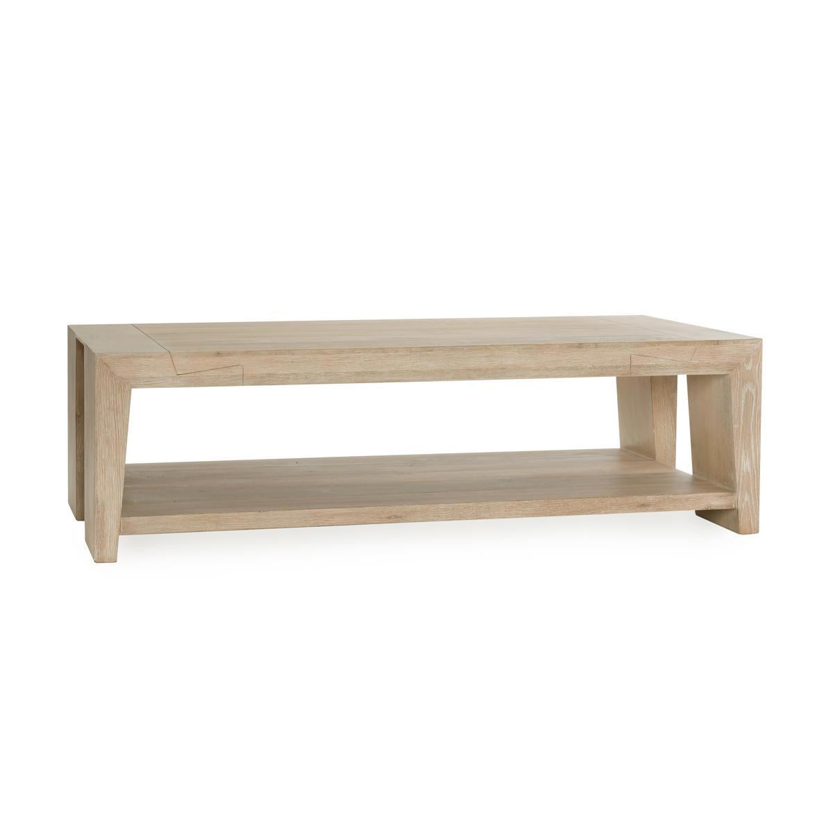 Aged Cream Reclaimed Oak Coffee Table Troy Coffee Table Collection