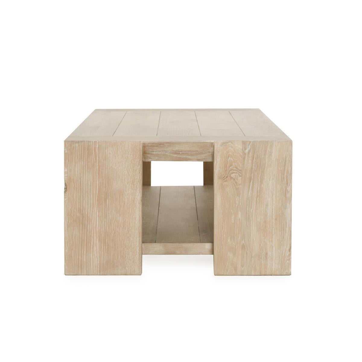 Aged Cream Reclaimed Oak Coffee Table Troy Coffee Table Collection