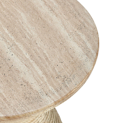 Beige Outdoor Accent & End Table Fern Outdoor Accent Table Collection