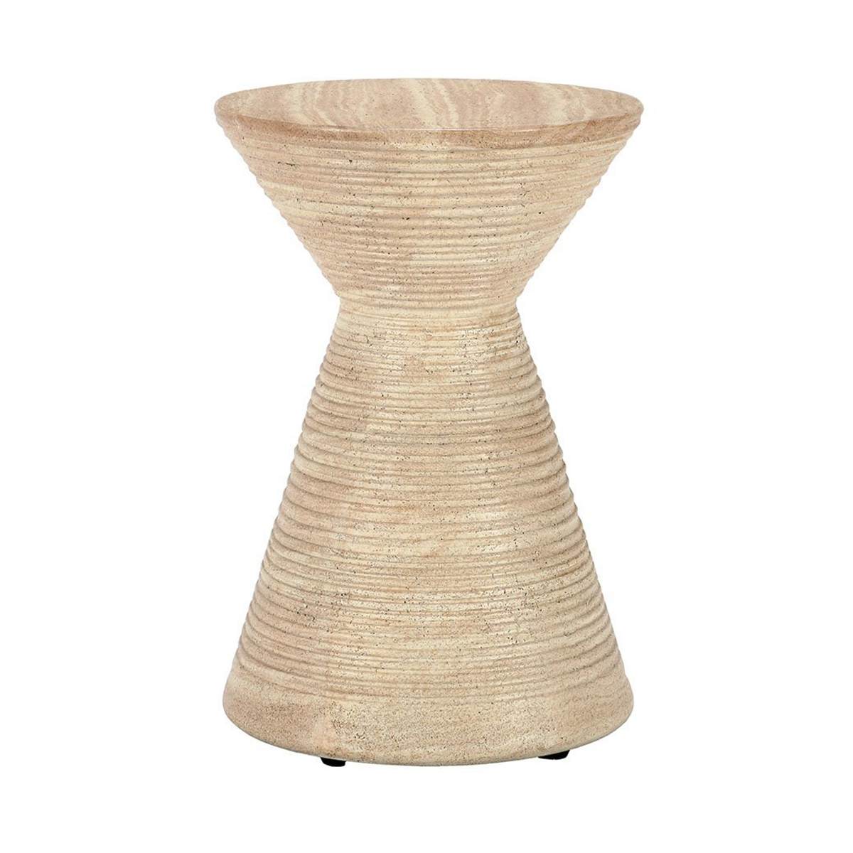 Beige Outdoor Accent & End Table Fern Outdoor Accent Table Collection