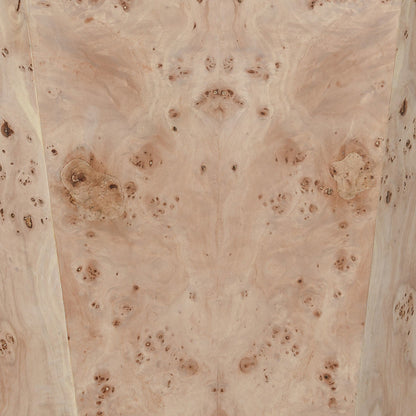 Natural Burl Veneer Accent & End Table Avena End Table Collection