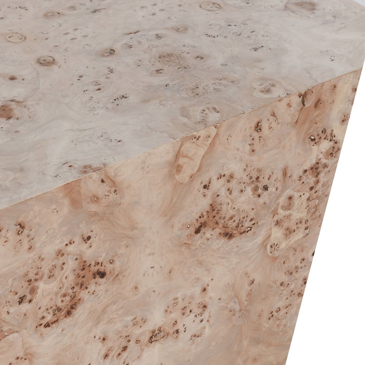 Natural Burl Veneer Coffee Table Avena Coffee Table Collection