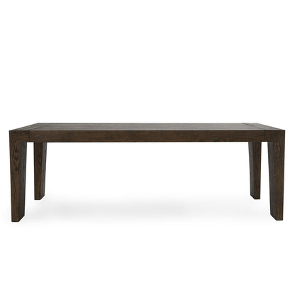 Suede Brown Reclaimed Oak Dining Table Troy Dining Table Collection