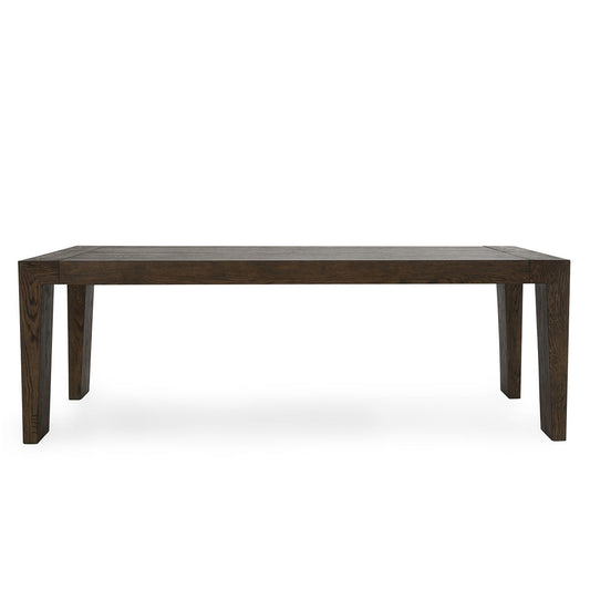 Suede Brown Reclaimed Oak Dining Table Troy Dining Table Collection