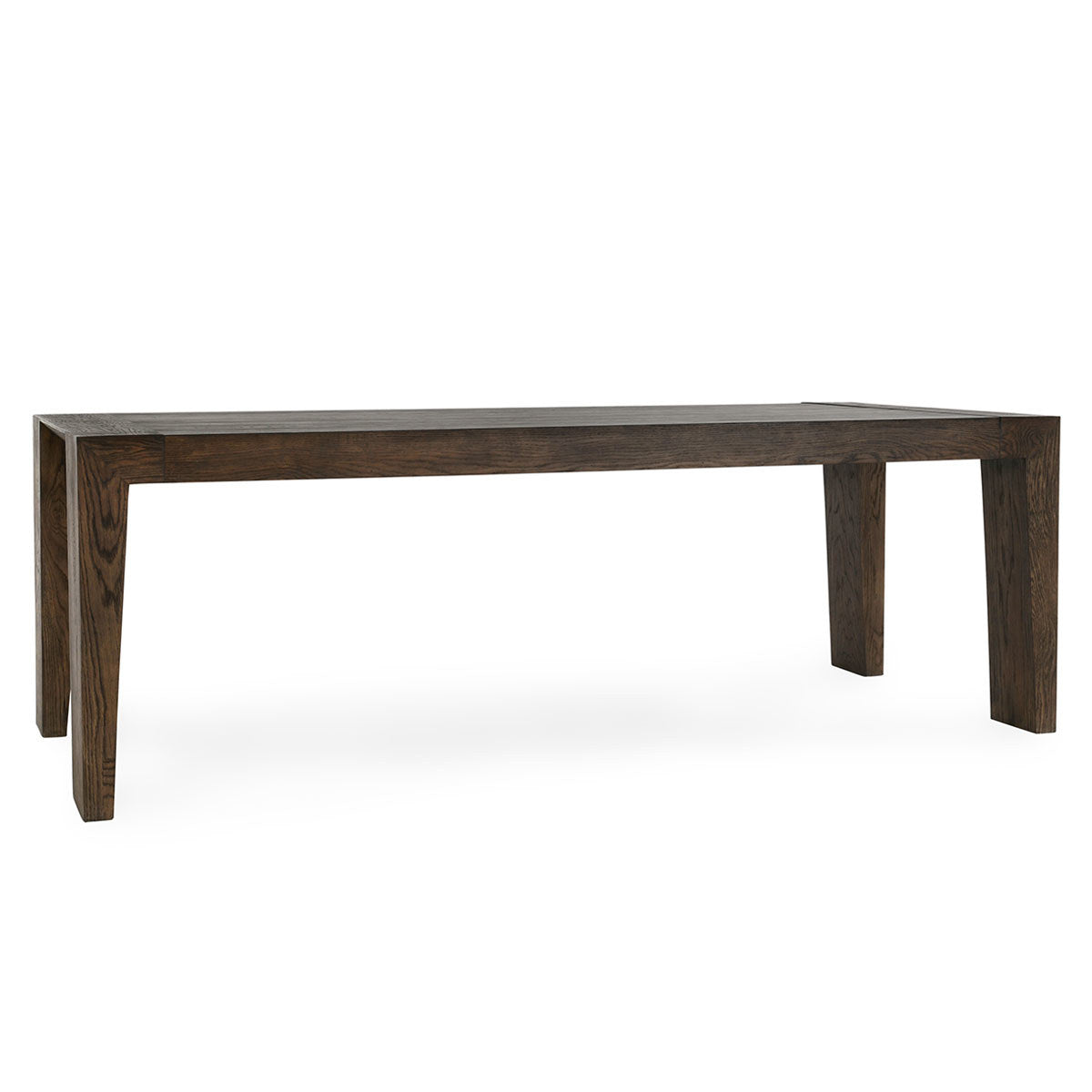 Suede Brown Reclaimed Oak Dining Table Troy Dining Table Collection
