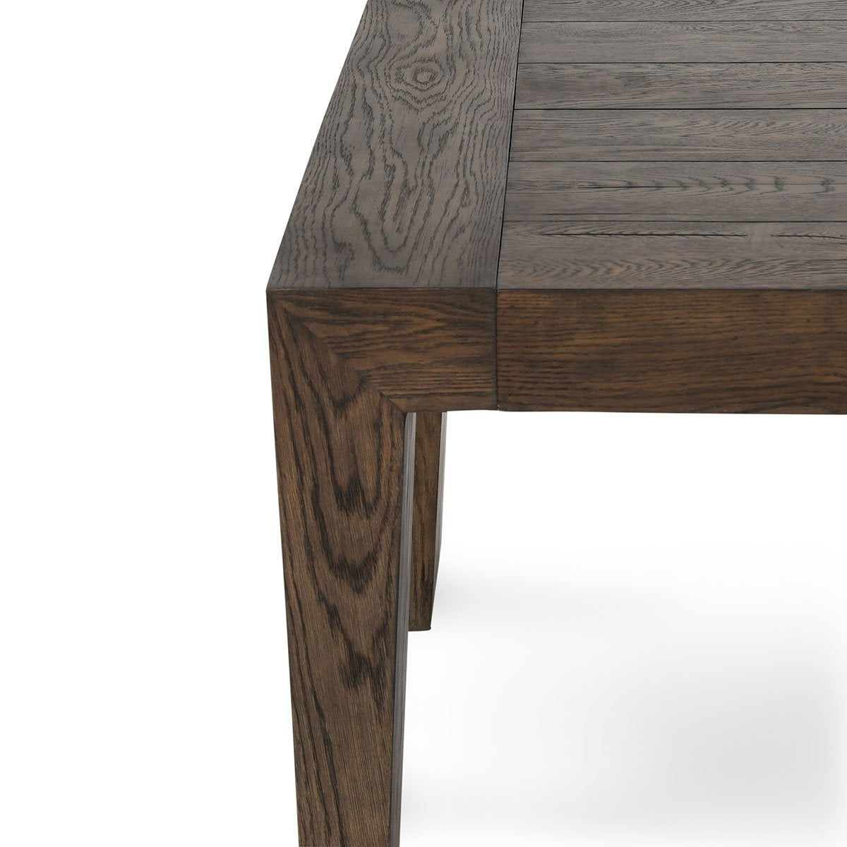 Suede Brown Reclaimed Oak Dining Table Troy Dining Table Collection
