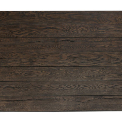 Suede Brown Reclaimed Oak Dining Table Troy Dining Table Collection
