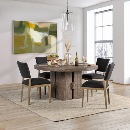 Aged Brown Reclaimed Pine Dining Table Rosemount Dining Table Collection