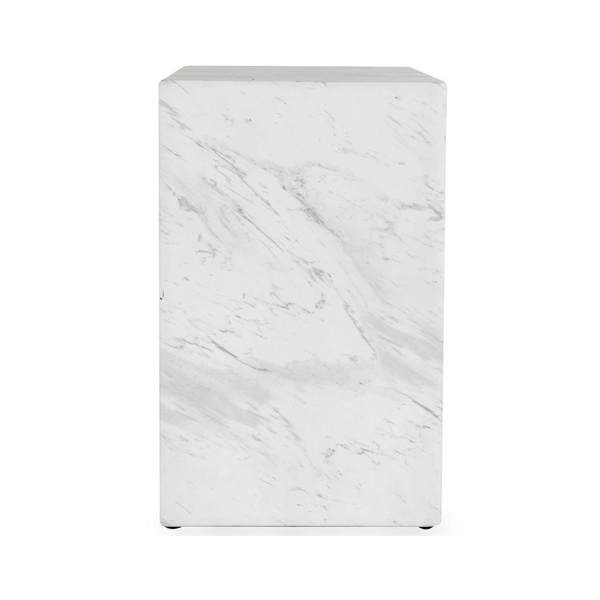 Ivory/Gray Outdoor Accent & End Table Marmo Outdoor End Table Collection