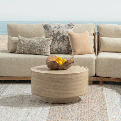 Travertine Outdoor Coffee Table Mckenna Outdoor Coffee Table Collection
