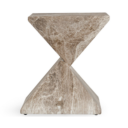 Brown/Ivory Outdoor Accent & End Table Adler Outdoor Accent Table Collection
